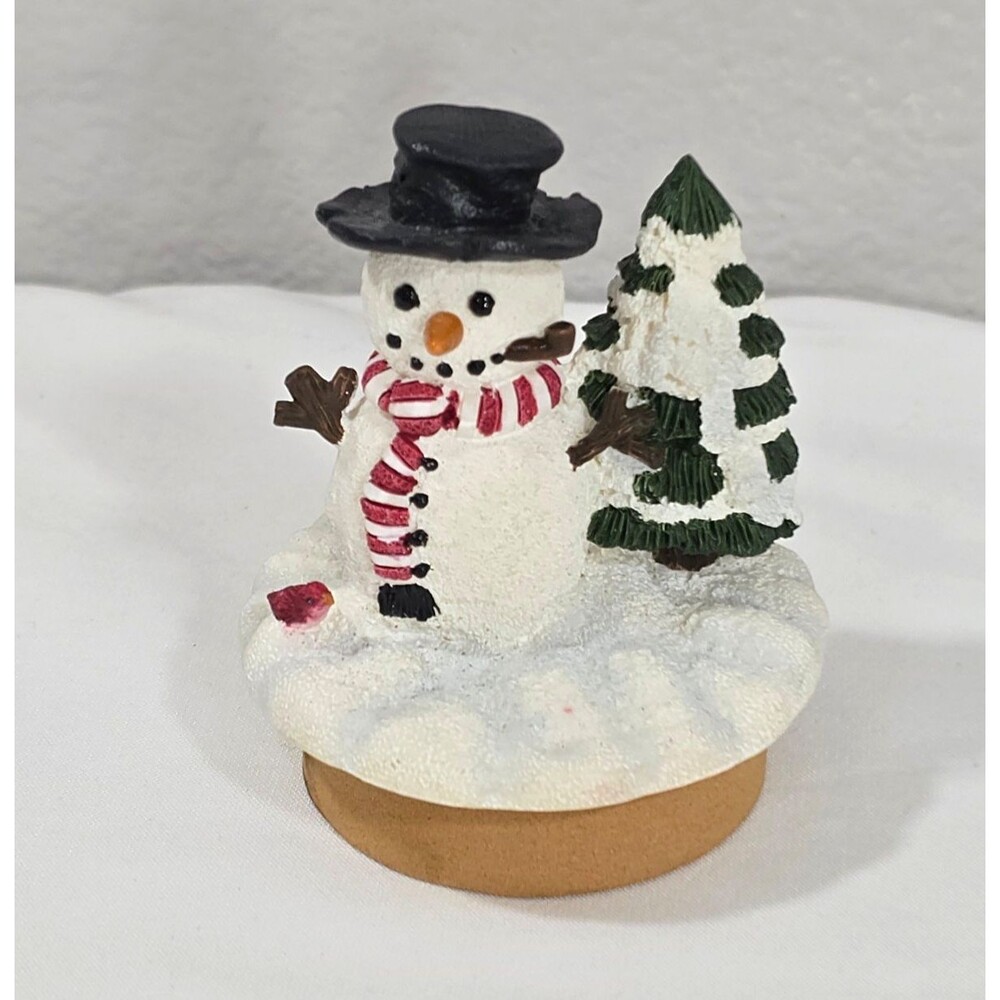 Yankee Candle Our America Teeny Toppers Candle Snowman With Christmas Tree